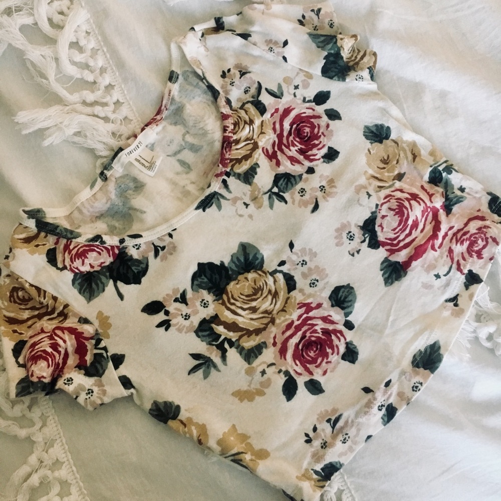 Floral Crop Top